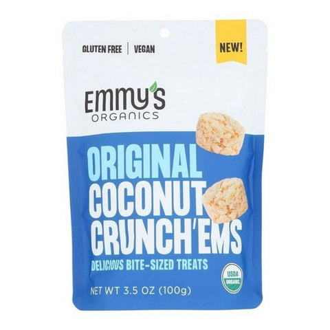 Emmys Organics, Original Coconut Crunch, 3.5 Oz (Case Of 6) Emmys Organics