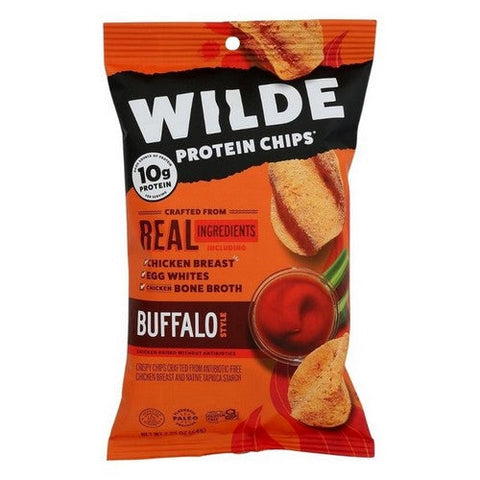 Wilde, Chicken Chips Buffalo, 2.25 Oz (Case Of 12) Wilde