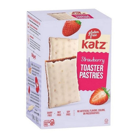 Katz, Strawberry Toaster Pastries, 8 Oz (Case Of 6) Katz