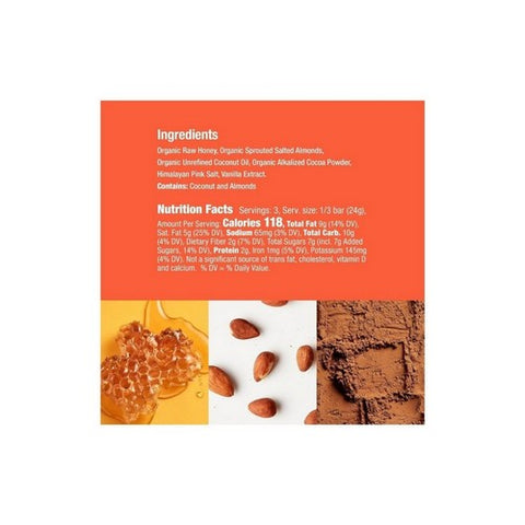Honey Mamas, Original Dutch Cocoa Truffle Bar, 2.5 Oz (Case Of 12) Honey Mamas