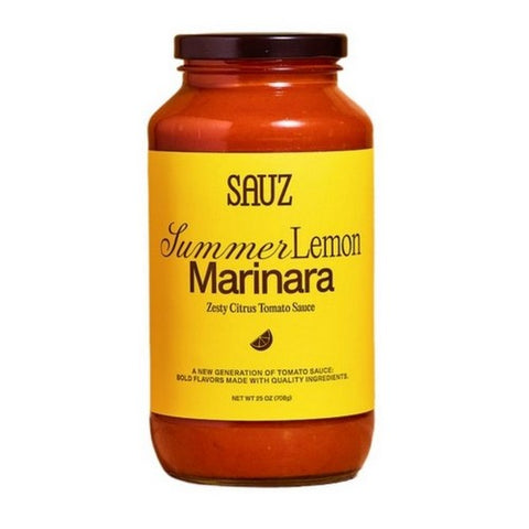 Sauz, Summer Lemon Marinara, 25 Oz (Case Of 6) Sauz