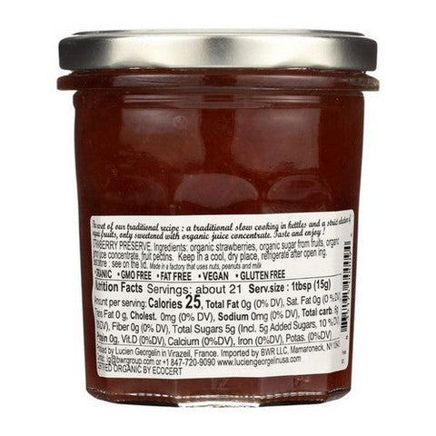 Lucienne, Organic Strawberry Fruit Spread, 11.28 Oz (Case Of 6) Lucienne