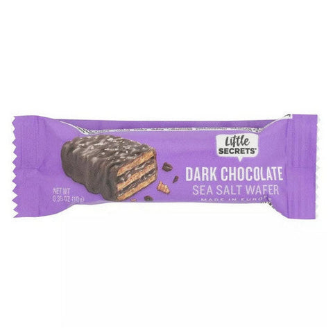 Little Secrets Llc, Wafers Dark Chocolate Sea Salt, 0.35 Oz (Case Of 50) Little Secrets Llc