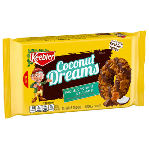 Fudge Coconut And Caramel Cookies 8.5 Oz (Case Of 12) by Keebler