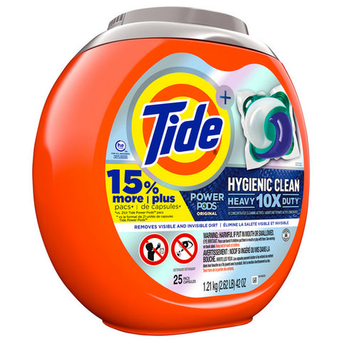 Original Power Pods Heavy Duty Laundry Detergent Scent 25 Count (Case Of 4) by Tide