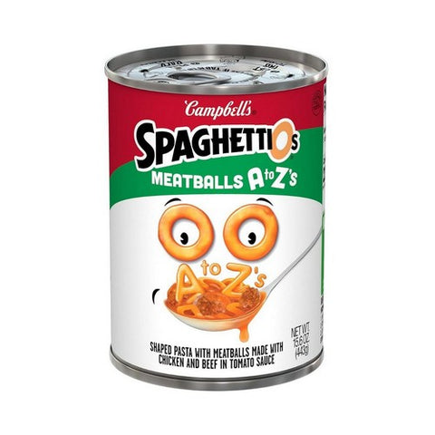 Spaghettios With Meatballs Pasta 15.6 Oz (Case Of 12) by Campbell's