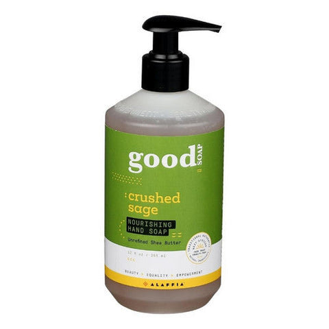Alaffia, Hand Soap Crushed Sage, 12 Oz Alaffia