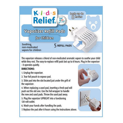 Homeolab, Kids Relief Waterless Vaporizer Refills, 1 Count Homeolab