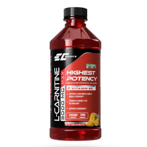 EC Sports, L-Carnitine, 3000 Mg, 16 Oz EC Sports