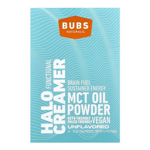 Bubs Naturals, Halo Creamer MCT Oil Powder, 14 Count Bubs Naturals