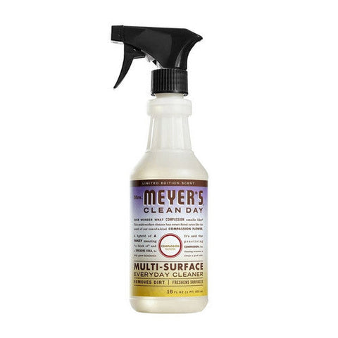 Mrs. Meyers Clean Day, Compassion Flower Multi-Surface Cleaner Spray, 16 Oz Mrs. Meyers Clean Day