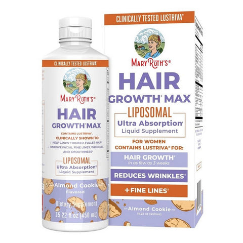 Almond Cookie Hair Growth Max Liposomal Almond Cookie 15.22 Oz by MaryRuth's