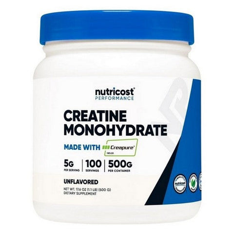 Nutricost, Creatine Monohydrate Powder Unflavored, 500 Grams Nutricost