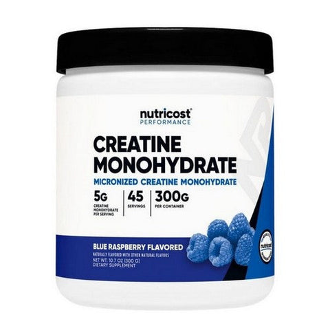 Nutricost, Performance Creatine Monohydrate Blue Raspberry, 300 Grams Nutricost