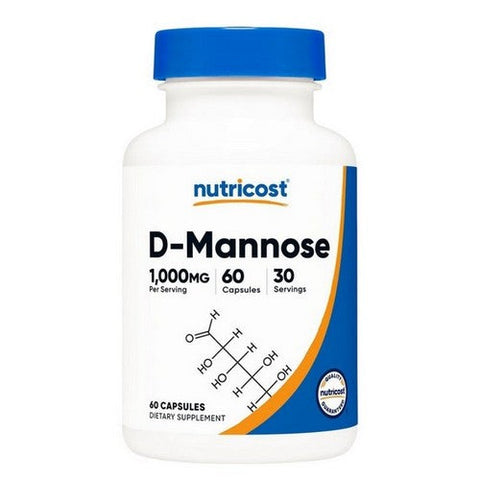Nutricost, D-Mannose Capsules, 1000 Mg, 60 Count Nutricost
