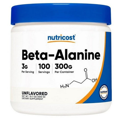 Nutricost, Beta Alanine Unflavored, 300 Grams Nutricost