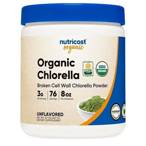 Nutricost, Organic Chlorella Powder, 8 Oz Nutricost