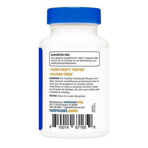 Nutricost, CoQ10 Capsules, 200 Mg, 60 Count Nutricost