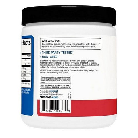 Nutricost, BCAA Powder Strawberry Kiwi, 30 Serving Nutricost
