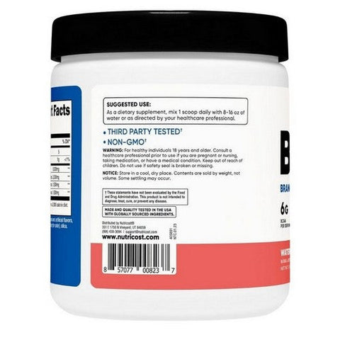 Nutricost, BCAA Powder Watermelon, 30 Serving Nutricost