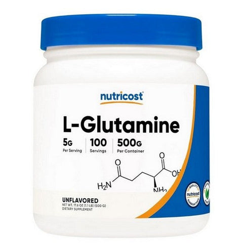 Nutricost, L-Glutamine Powder, 500 Grams Nutricost