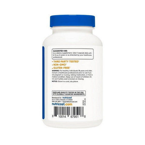 Nutricost, TMG Capsules, 750 Mg, 120 Count Nutricost