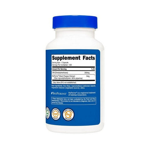 Nutricost, DIM Capsules, 300 Mg, 120 Count Nutricost