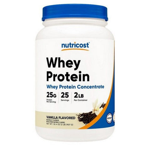 Nutricost, Whey Protein Concentrate Powder Vanilla, 2 Lbs Nutricost