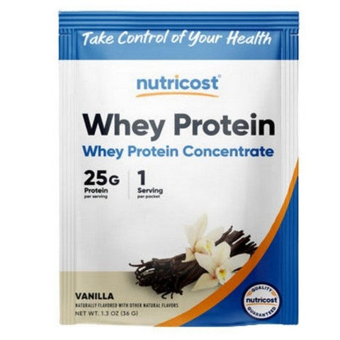 Nutricost, Whey Protein Concentrate Vanilla, 1 Serving Nutricost