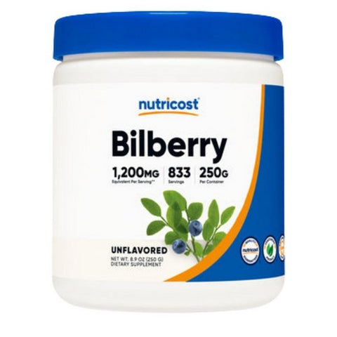 Nutricost, Bilberry Powder 250 Grams, 250 Grams Nutricost