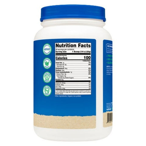 Nutricost, Organic Rice Protein Powder, 2 Lbs Nutricost