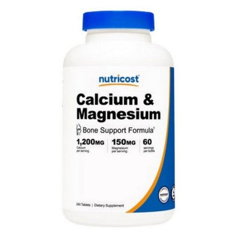 Nutricost, Calcium Carbonate Magnesium Carbonate, 1200 Mg/150 Mg, 240 Tabs Nutricost