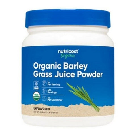 Nutricost, Organic Barley Grass Juice Powder, 1 Lb Nutricost