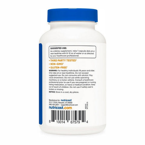 Nutricost, Melatonin Capsules, 20 Mg, 240 Count Nutricost