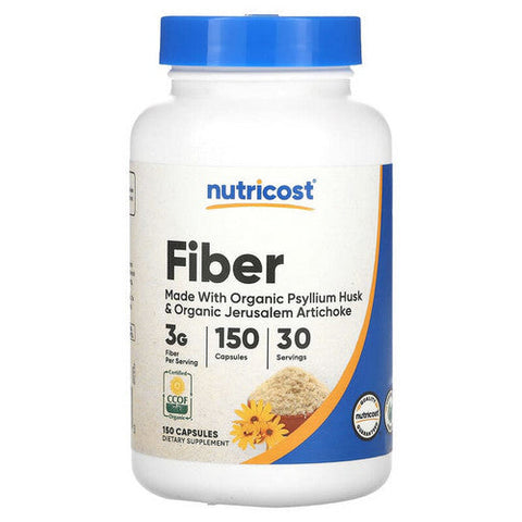 Nutricost, Fiber Capsules MWO, 600 Mg, 150 Count Nutricost