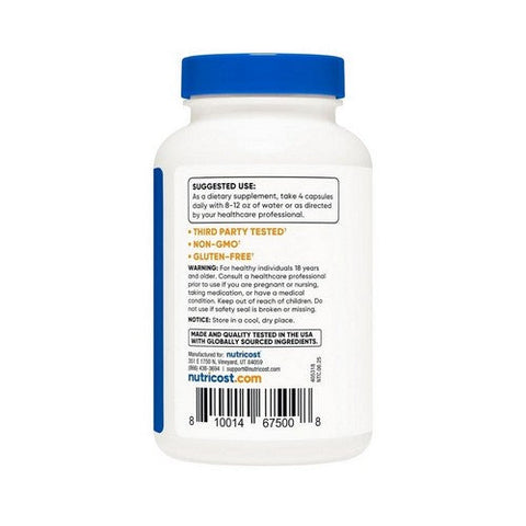 Nutricost, L-Leucine, 2000 Mg, 120 Caps Nutricost