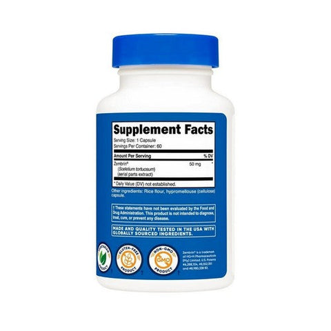 Nutricost, Sceletium Tortuosum, 50 Mg, 60 Count