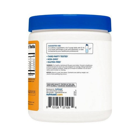 Nutricost, Bhb Salts Gobhb Peach Mango, 8.9 Oz Nutricost