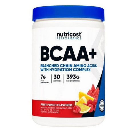 Nutricost, BCAA + Hydration Powder Fruit Punch, 30 Serving Nutricost