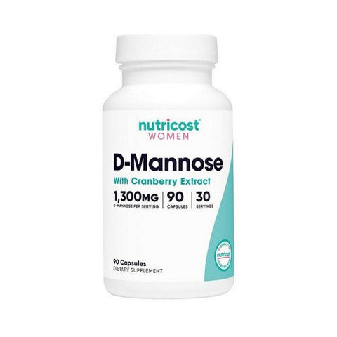 Nutricost, Women D-Mannose With Cranberry Extract, 1300 Mg, 90 Count Nutricost