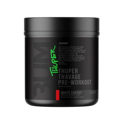 Raw Nutrition, Cbum Thuper Thavage White Cherry, 516 Grams Raw Nutrition