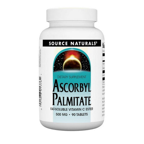 Source Naturals, Ascorbyl Palmitate, 500 Mg, 90 Tabs Source Naturals