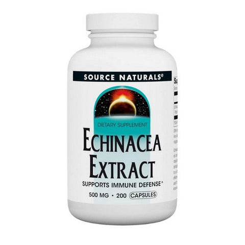 Source Naturals, Echinacea Root, 500 MG, 200 Caps Source Naturals