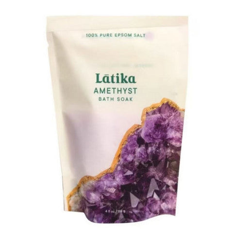 Latika Soap, Geode Bath Soak Amethyst, 4 Oz Latika Soap