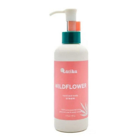 Latika Soap, Hand And Body Cream Wildflower, 7 Oz Latika Soap