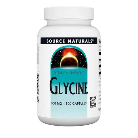 Source Naturals, Glycine 1gm, 100 Caps Source Naturals