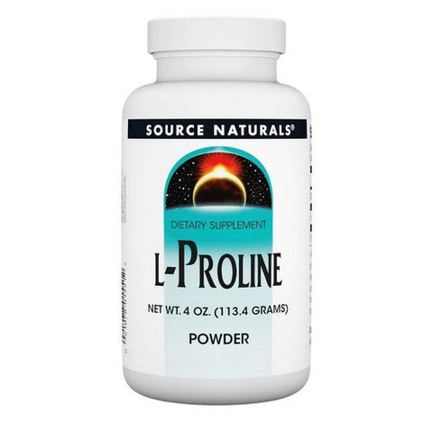 Source Naturals, L-Proline, Powder 4 Oz Source Naturals