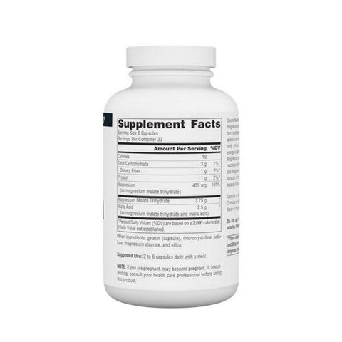 Source Naturals, Magnesium Malate, 200 Caps Source Naturals