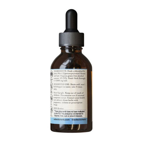 Eclectic Herb, St. John' s Wort, 2 Oz with Alcohol Eclectic Herb