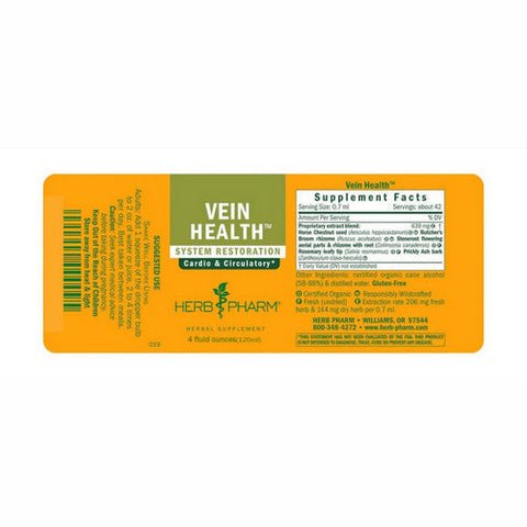 Herb Pharm, Vein Health, 4 Oz Herb Pharm